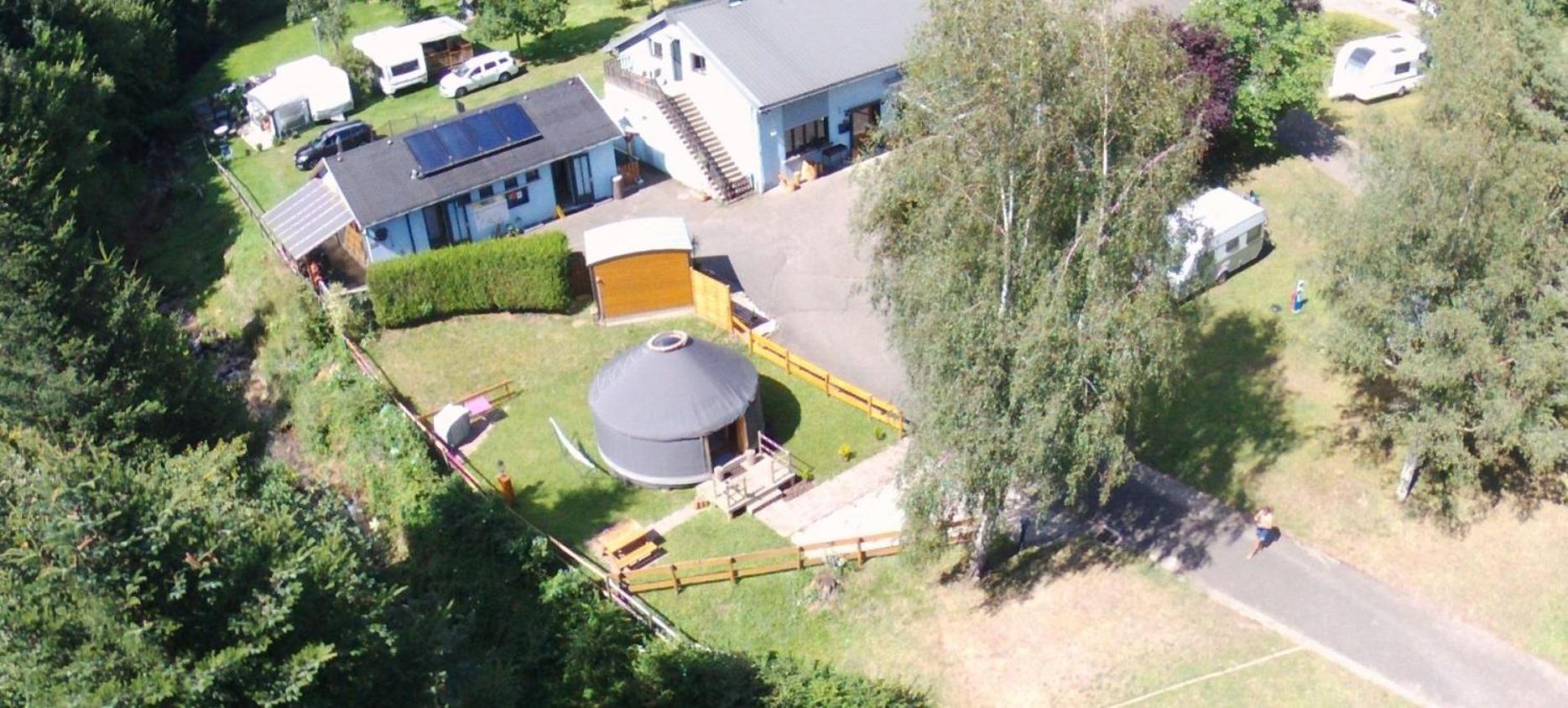 Yourte Des Verts Bois Fréland Buitenkant foto
