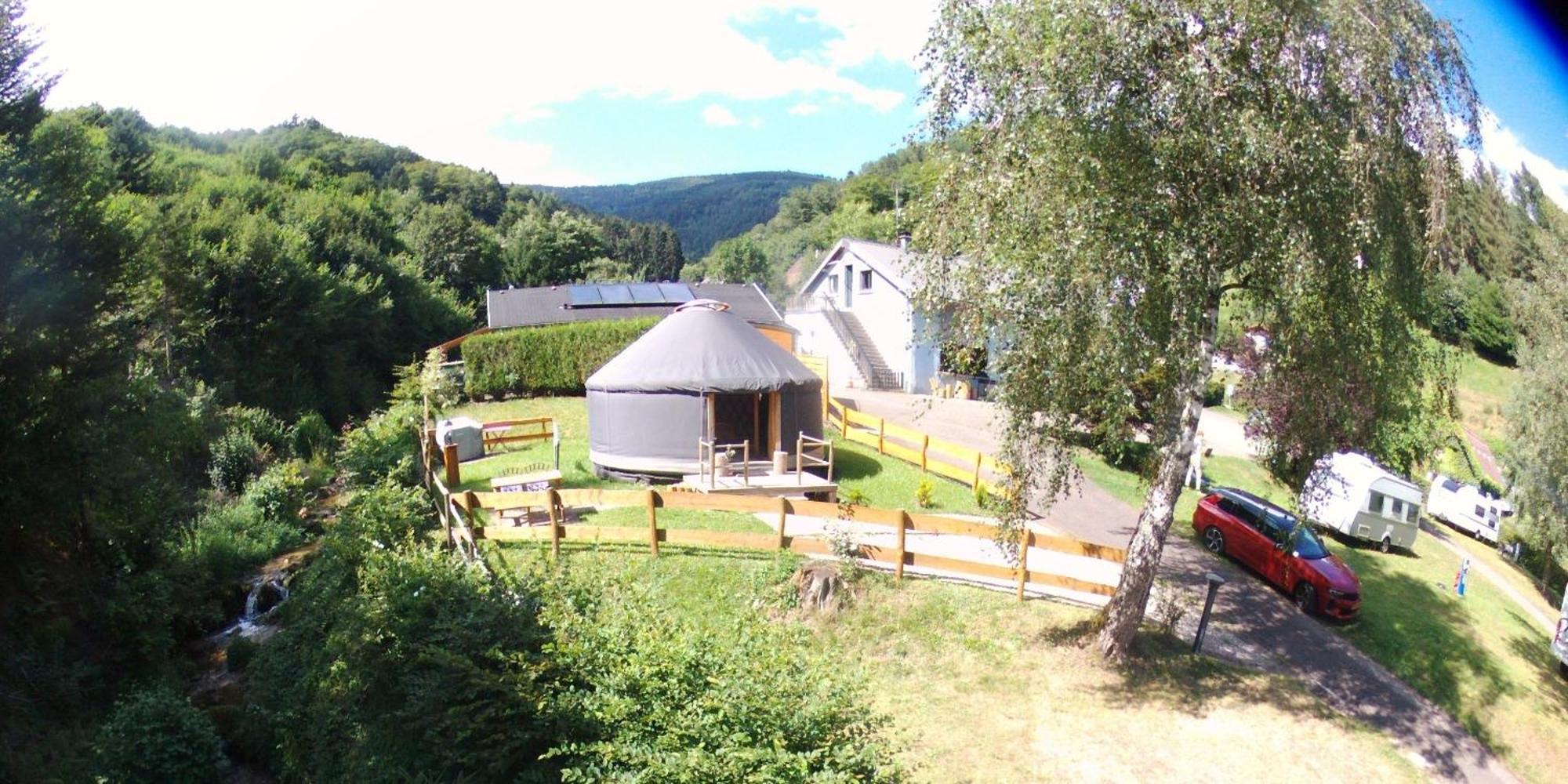 Yourte Des Verts Bois Fréland Buitenkant foto